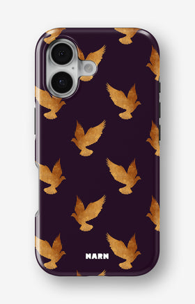 iPhone 16 Plus Tough Case – Royal Doves - View 1