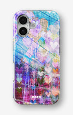 iPhone 16 Plus Tough Case – Purple Hearts - View 1