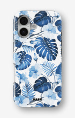 iPhone 16 Plus Tough Case – Blue Tropics - View 1