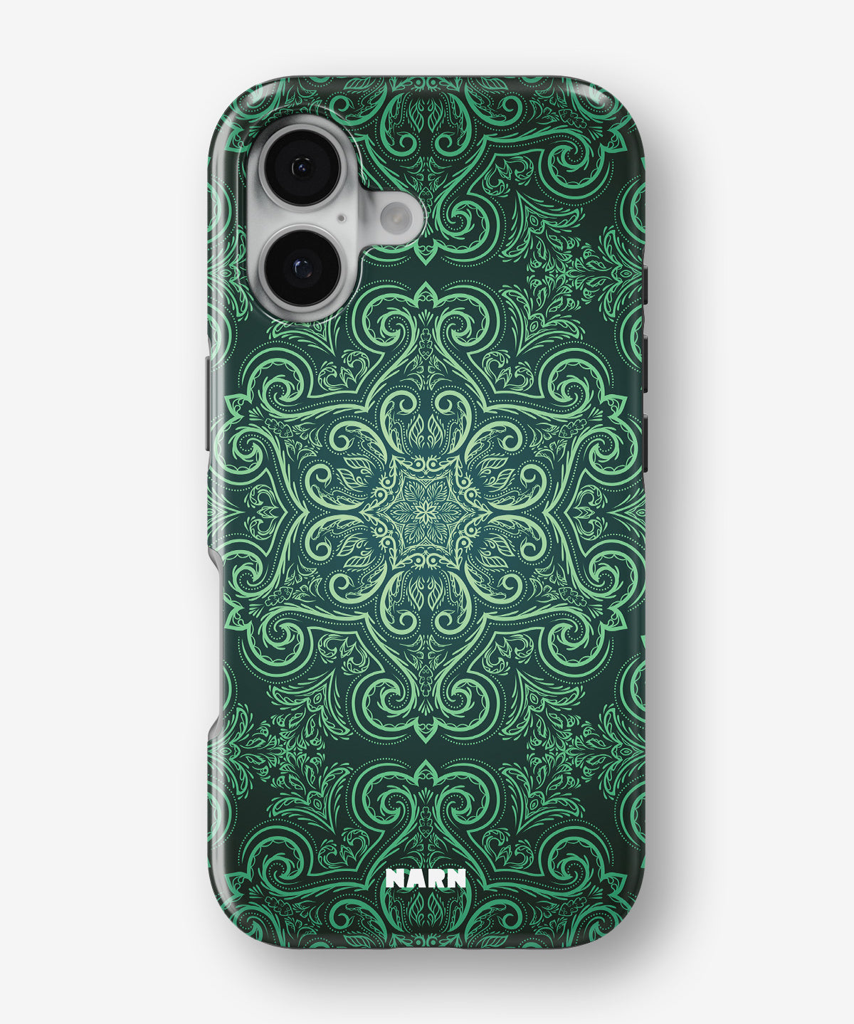 iPhone 16 Plus Tough Case – Retro Forest - View 1