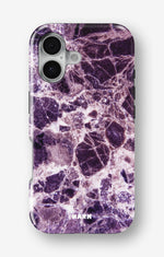 iPhone 16 Plus Tough Case – Purple Marble - View 1
