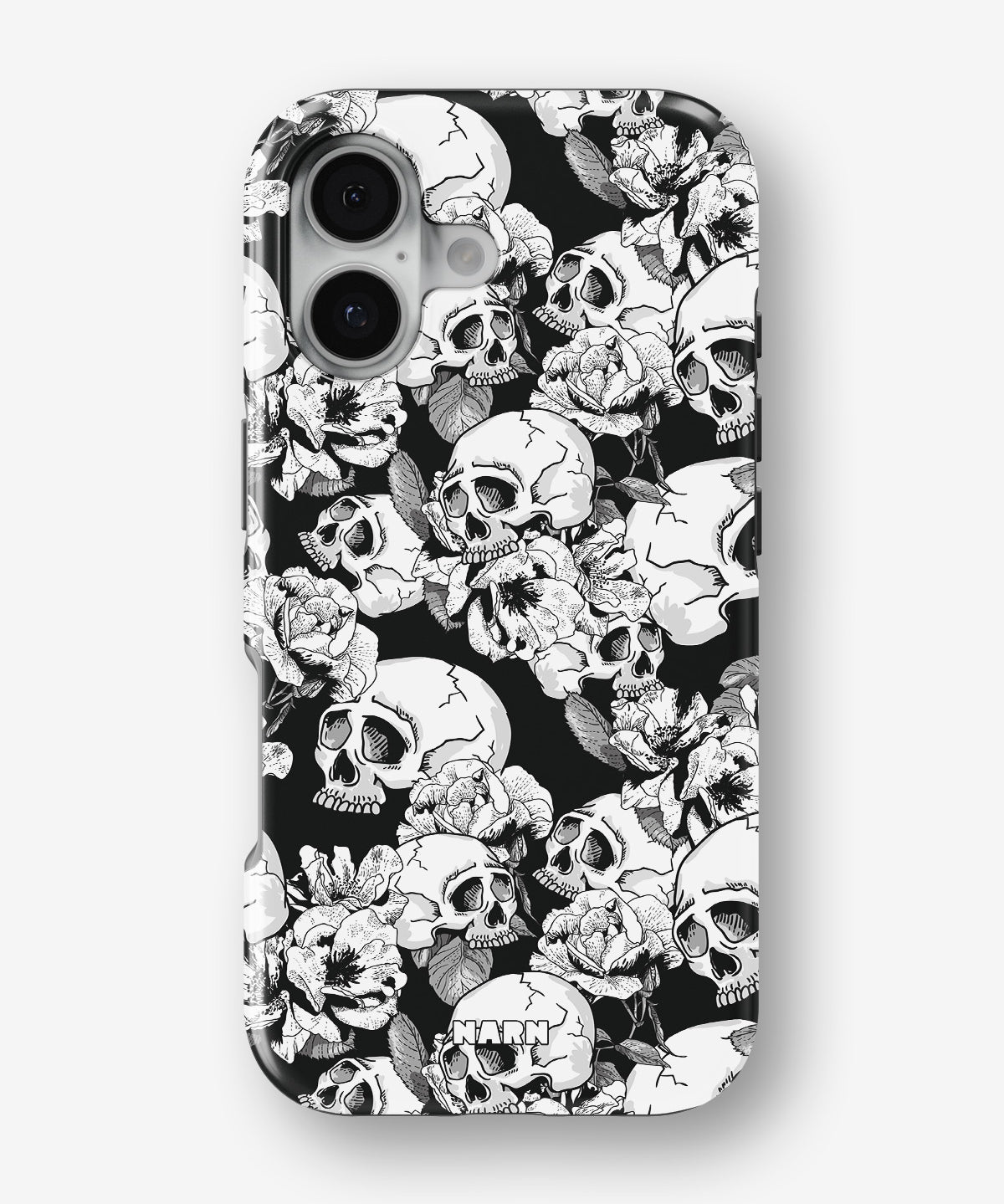 iPhone 16 Plus Tough Case – Skull Garden - View 1