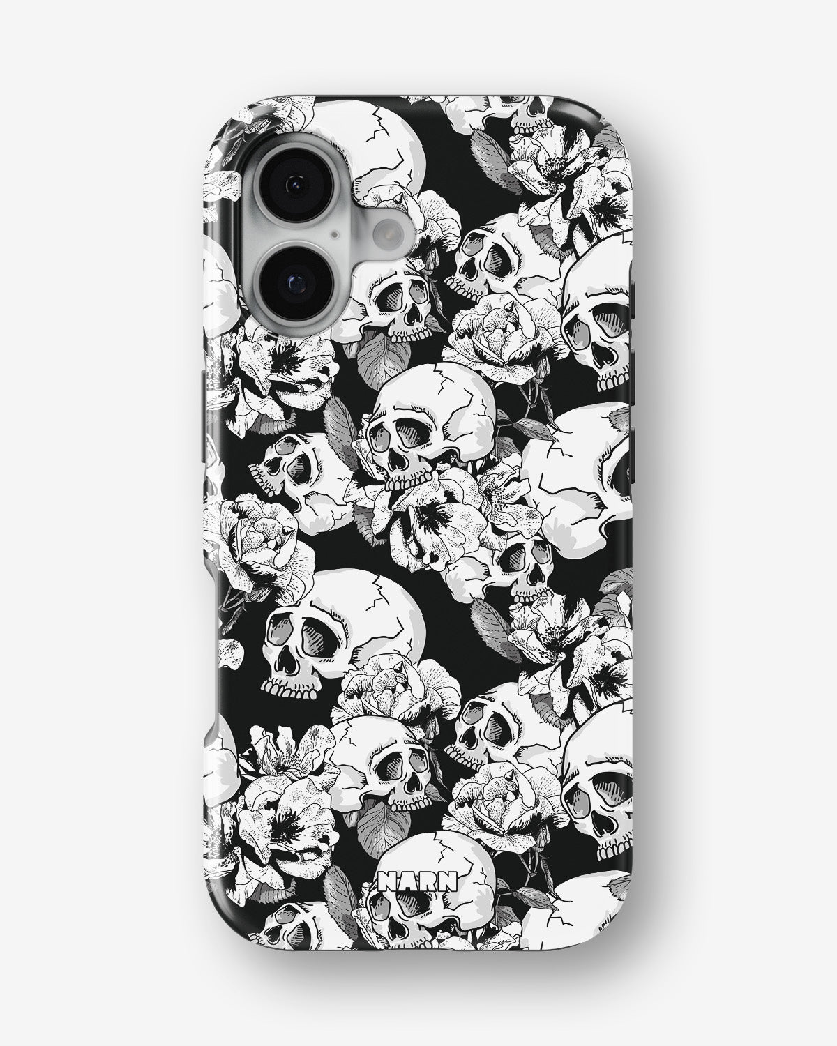iPhone 16 Plus Tough Case – Skull Garden - View 1