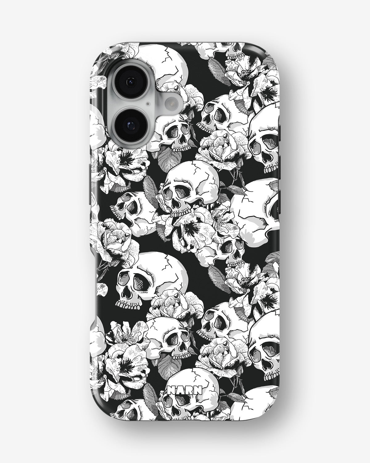 iPhone 16 Plus Tough Case – Skull Garden - View 1
