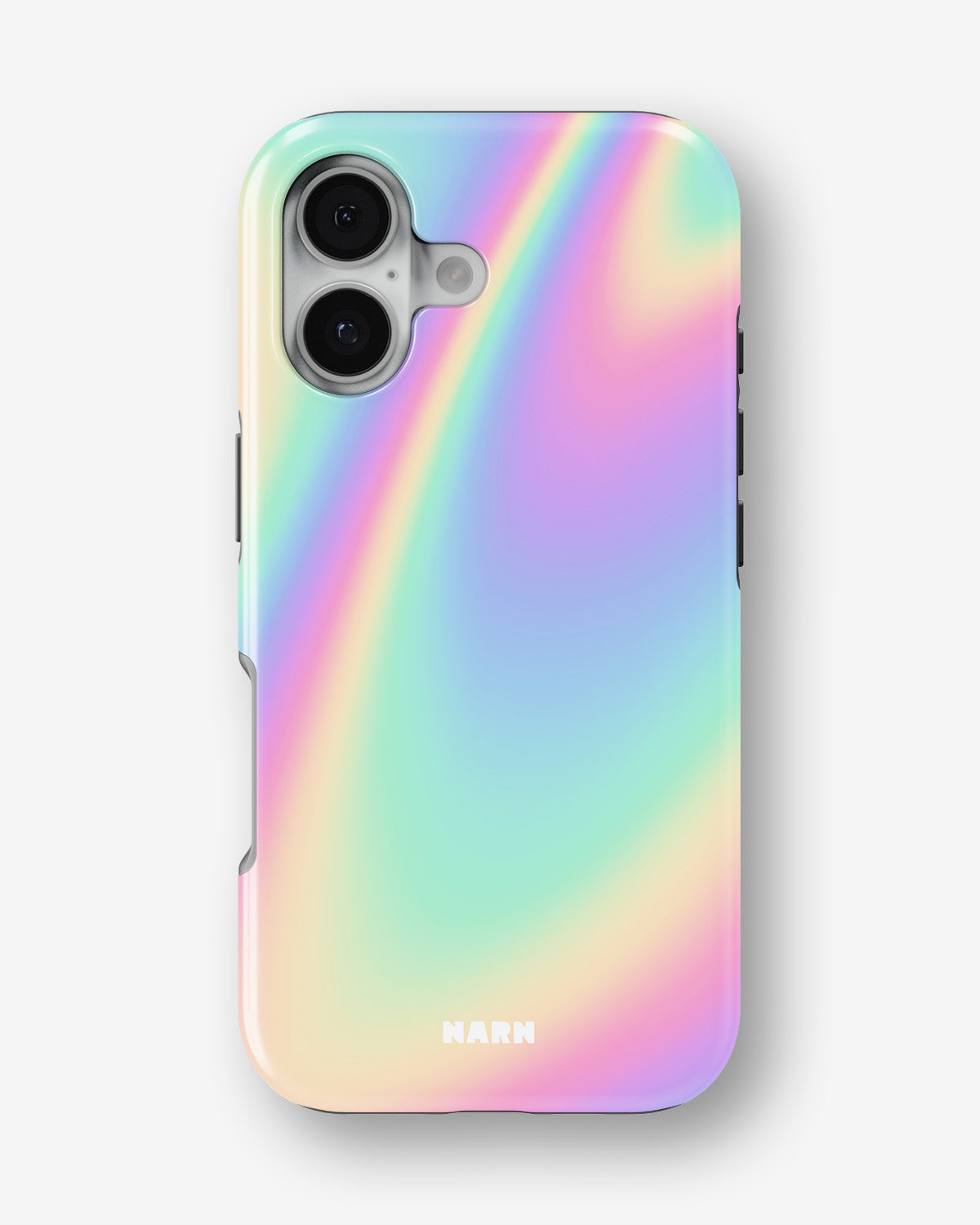 iPhone 16 Plus Tough Case – Rainbow Haze - View 1