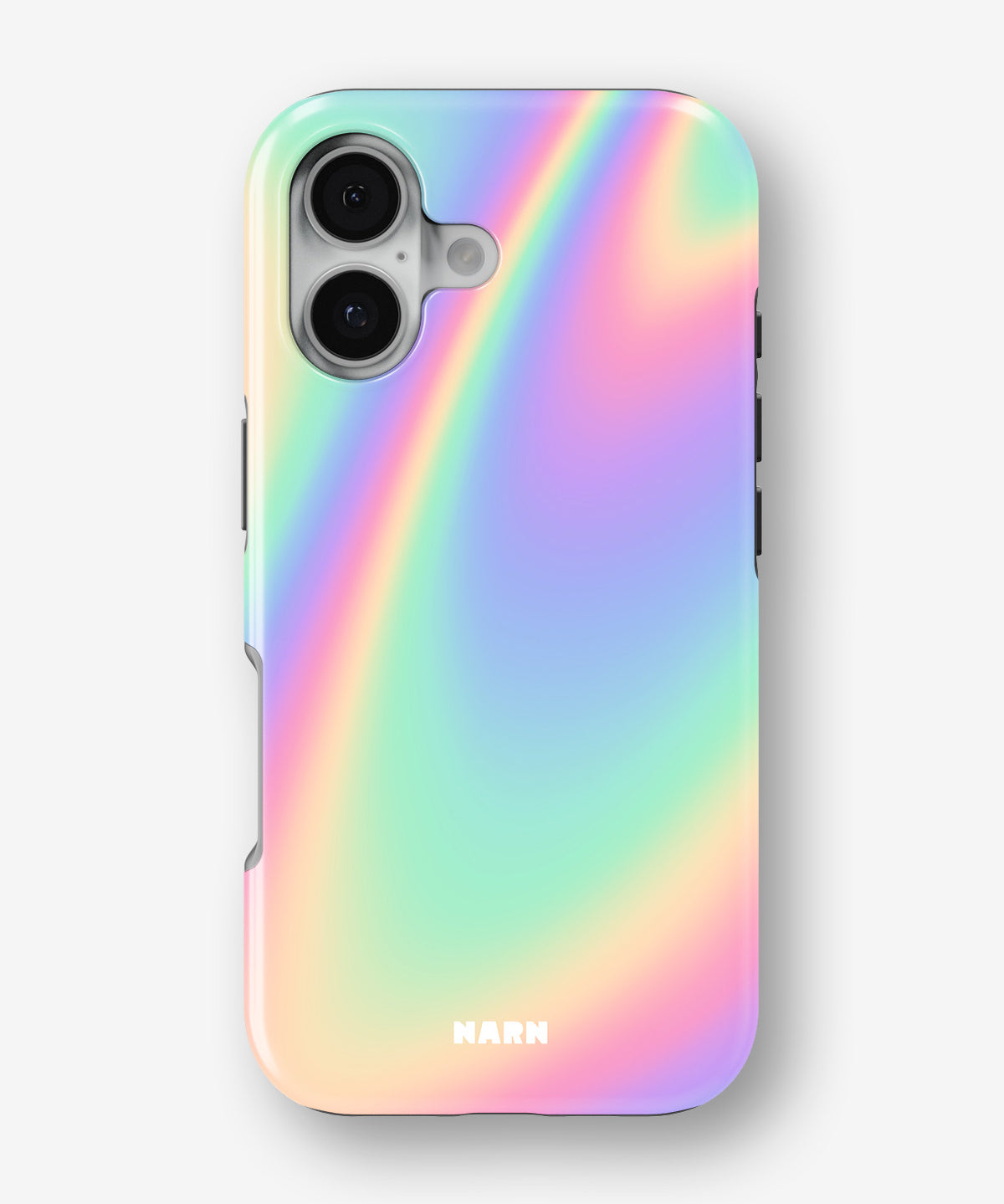 iPhone 16 Plus Tough Case – Rainbow Haze - View 1