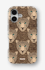 iPhone 16 Plus Tough Case – Leopard Gaze - View 1