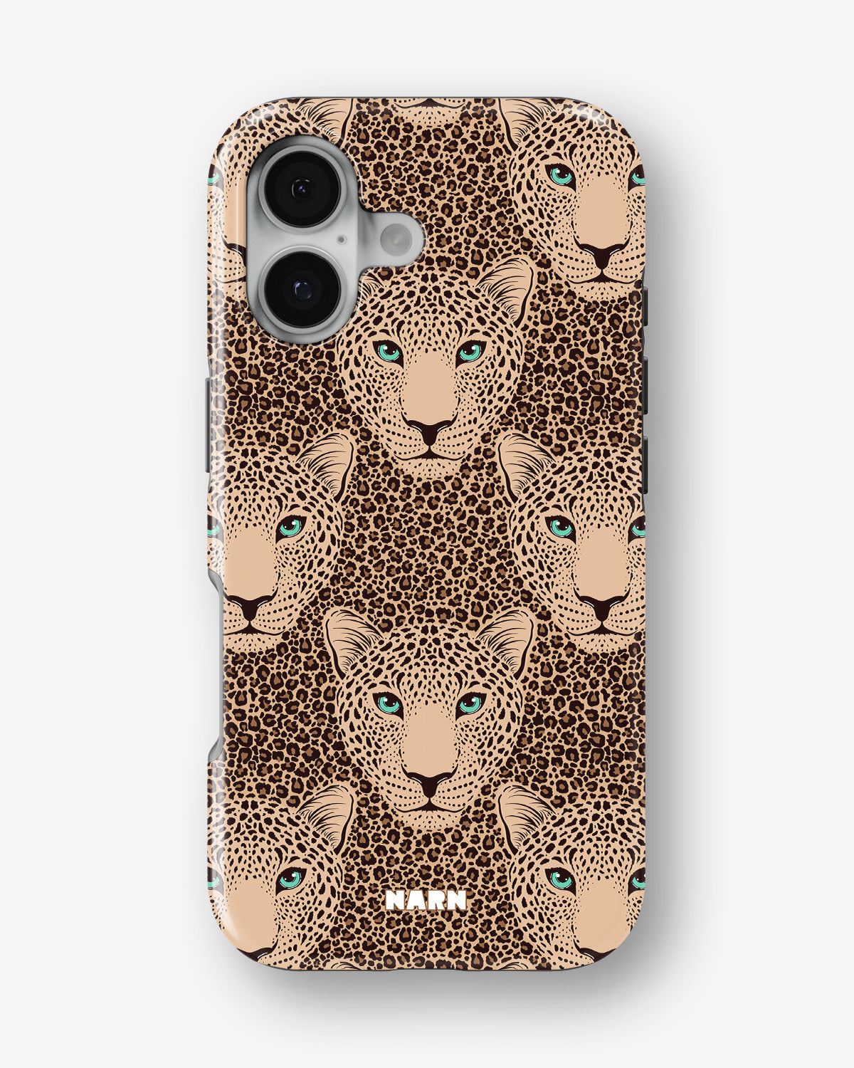 iPhone 16 Plus Tough Case – Leopard Gaze - View 1