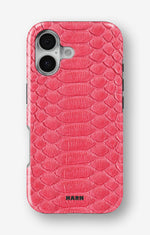 iPhone 16 Plus Tough Case – Pink Snake - View 1