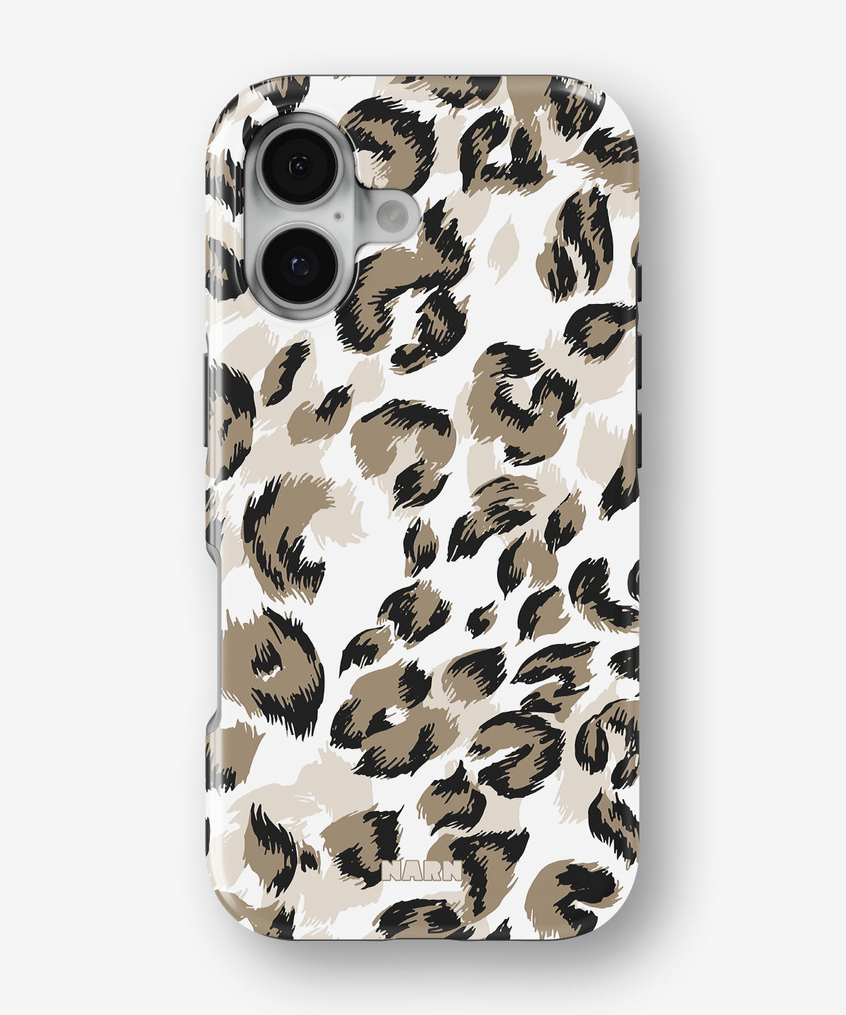 iPhone 16 Plus Tough Case – Snow Leopard - View 1