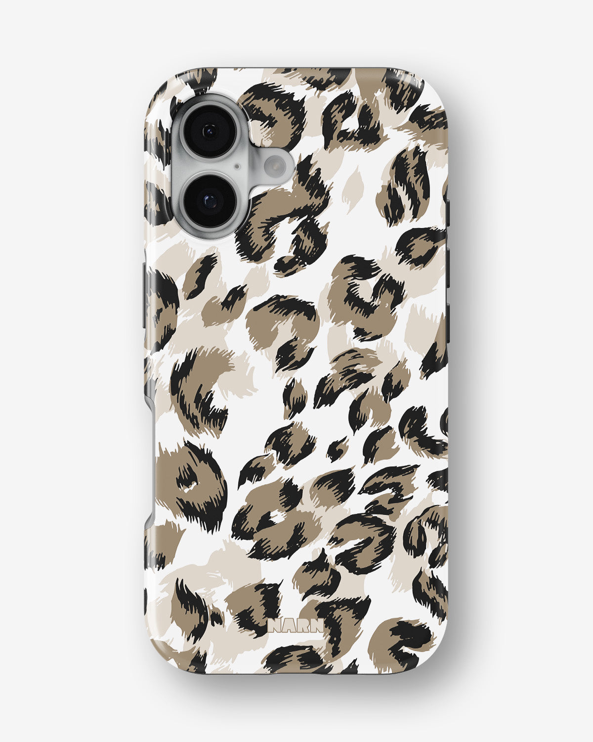 iPhone 16 Plus Tough Case – Snow Leopard - View 1
