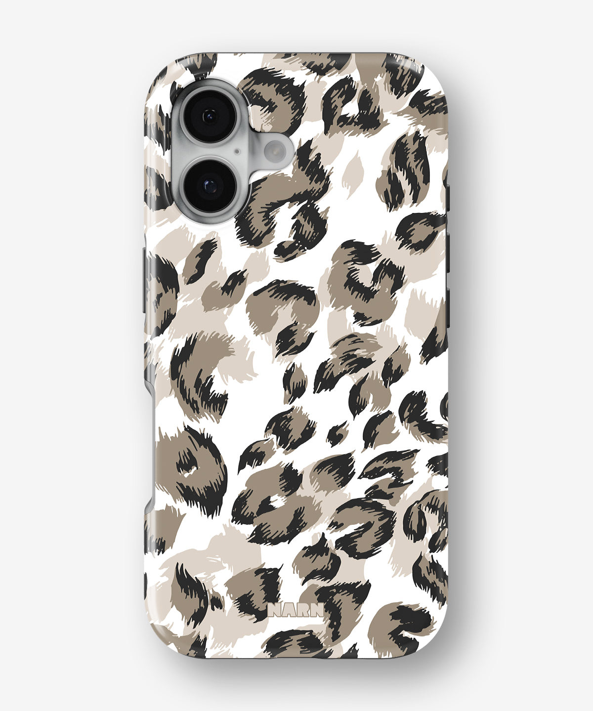 iPhone 16 Plus Tough Case – Snow Leopard - View 1