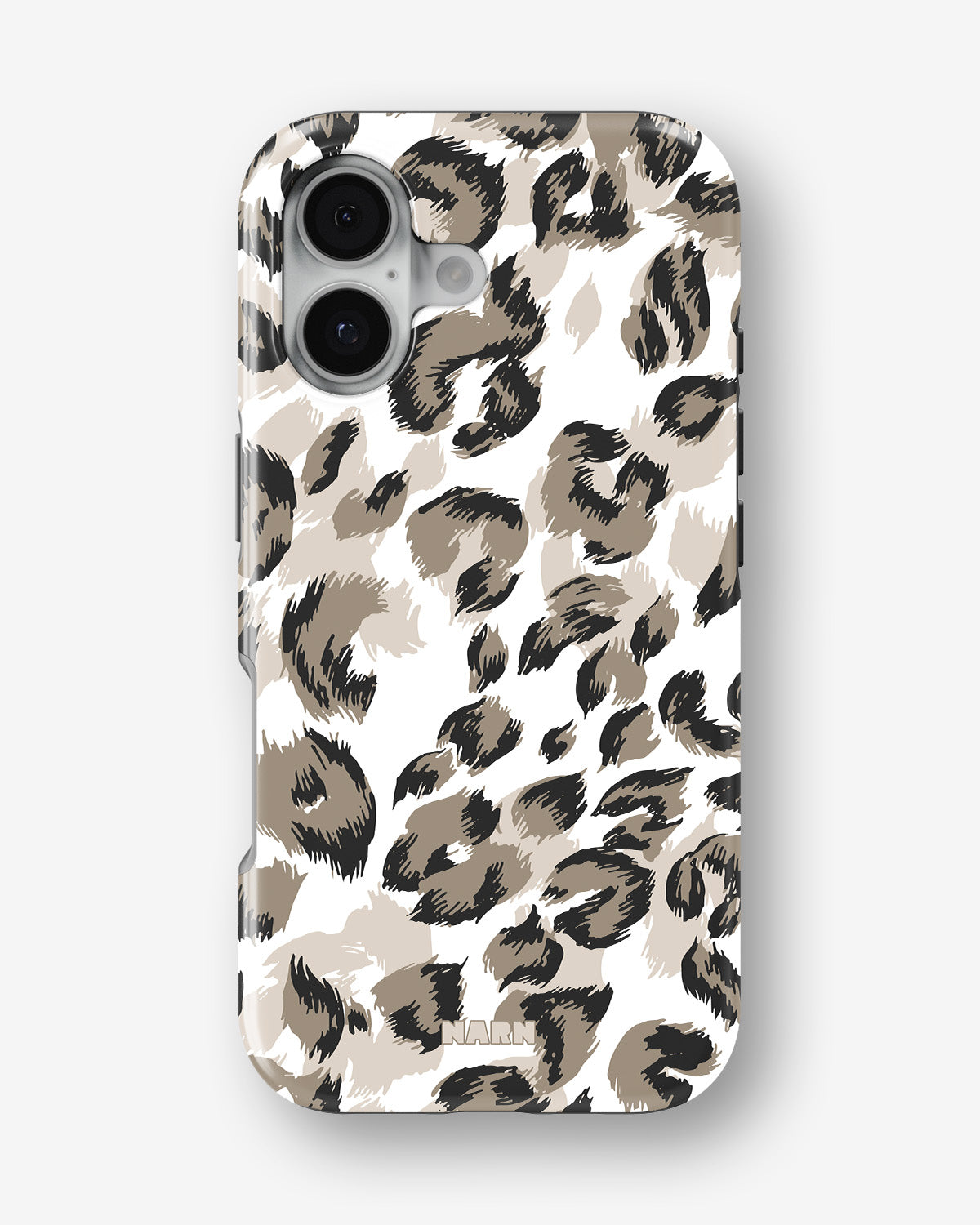 iPhone 16 Plus Tough Case – Snow Leopard - View 1