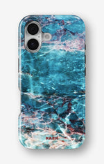 iPhone 16 Plus Tough Case – Icy Marble - View 1