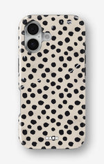 iPhone 16 Plus Tough Case – Marble Dots - View 1