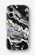 iPhone 16 Plus Tough Case – Dark Swirl - View 1