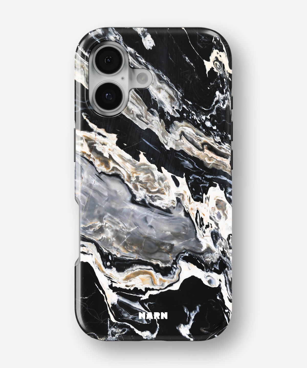 iPhone 16 Plus Tough Case – Dark Swirl - View 1