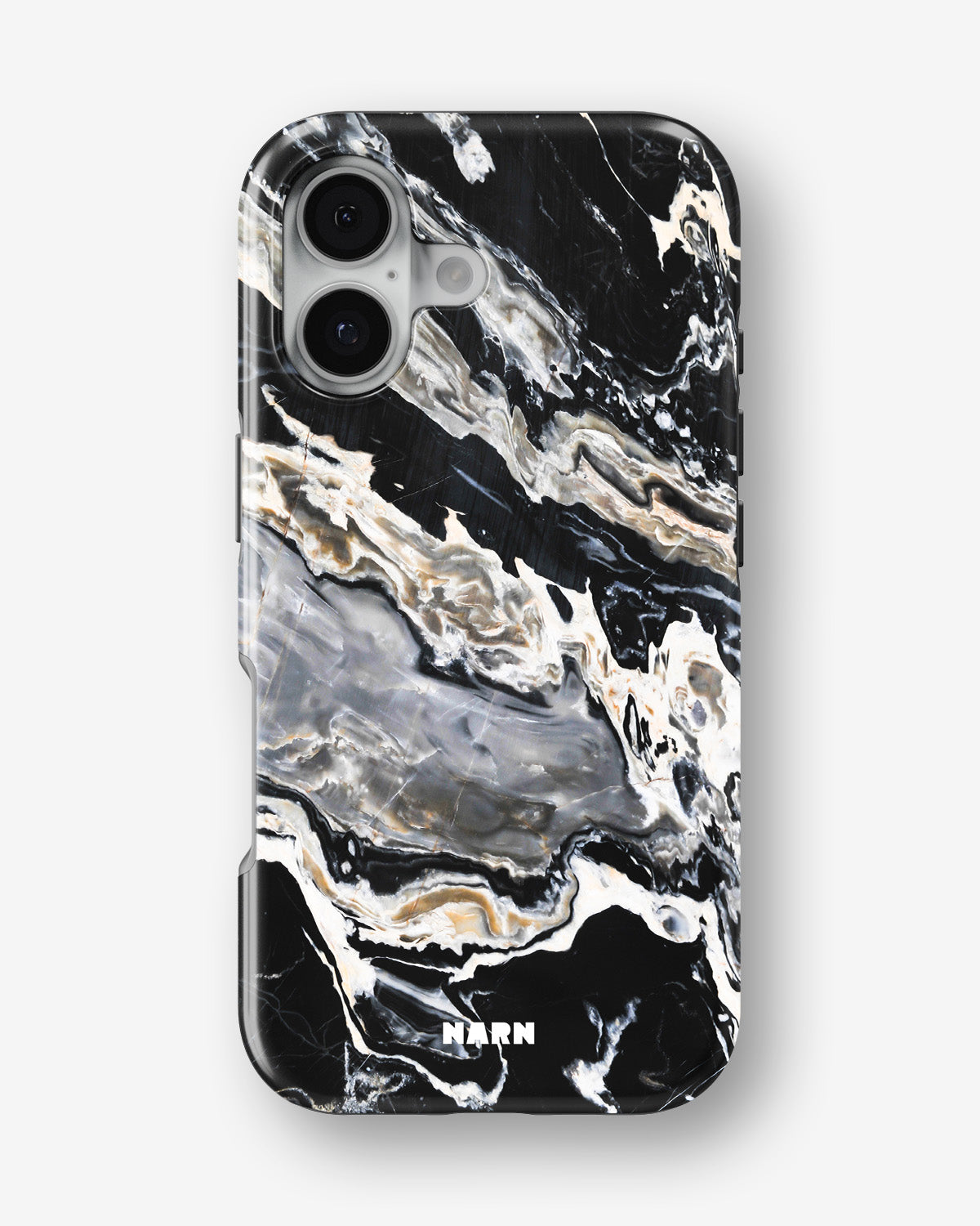 iPhone 16 Plus Tough Case – Dark Swirl - View 1
