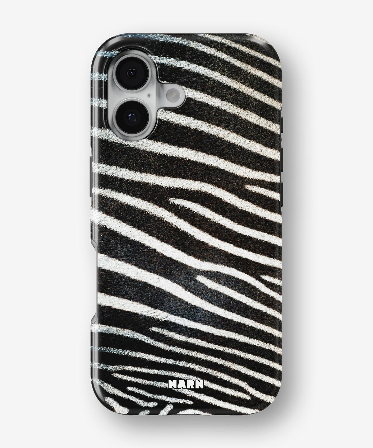 iPhone 16 Plus Tough Case – Zebra Stripe - View 1
