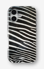 iPhone 16 Plus Tough Case – Zebra Stripe - View 1