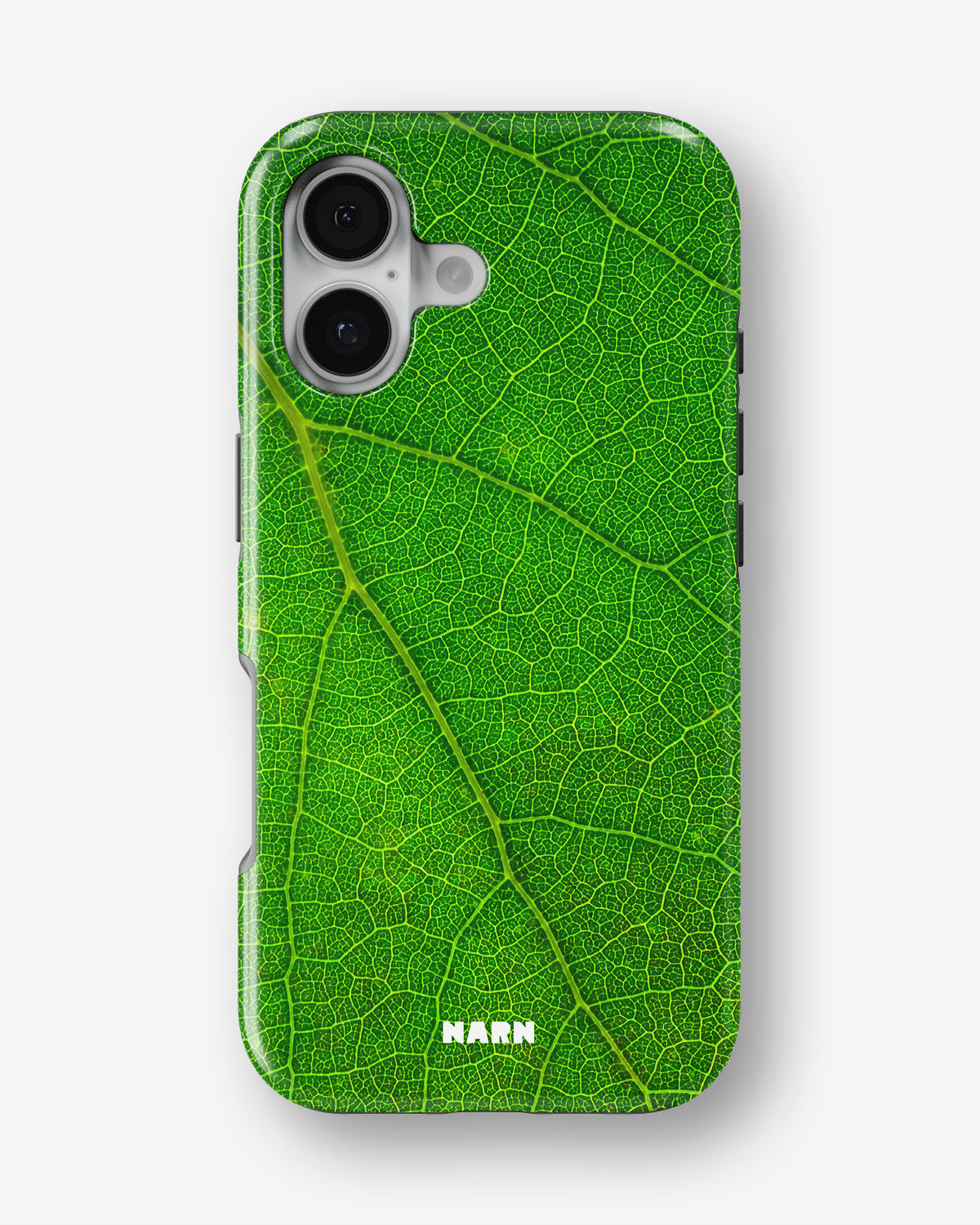 iPhone 16 Plus Tough Case – Green Leafy - View 1
