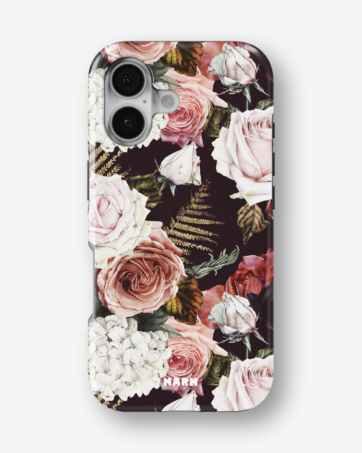 iPhone 16 Plus Tough Case – Midnight Roses - View 1