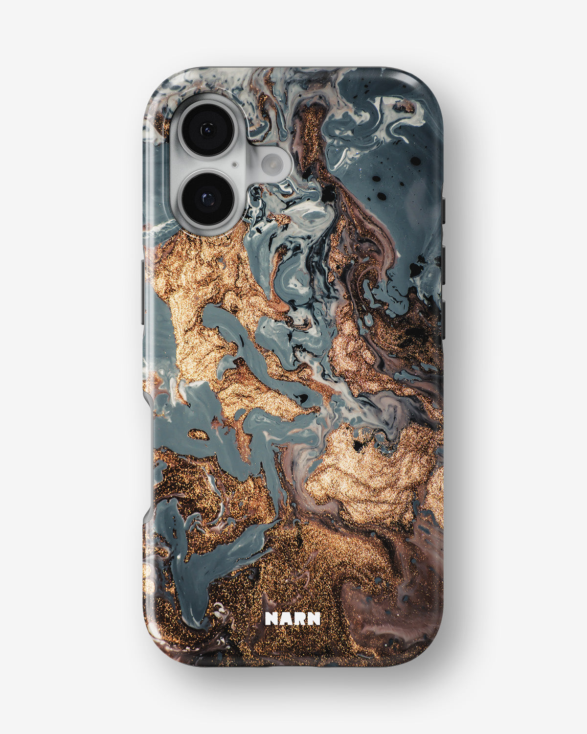 iPhone 16 Plus Tough Case – Molten Gold - View 1