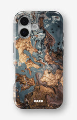 iPhone 16 Plus Tough Case – Molten Gold - View 1