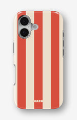 iPhone 16 Plus Tough Case – Sunset Stripes - View 1