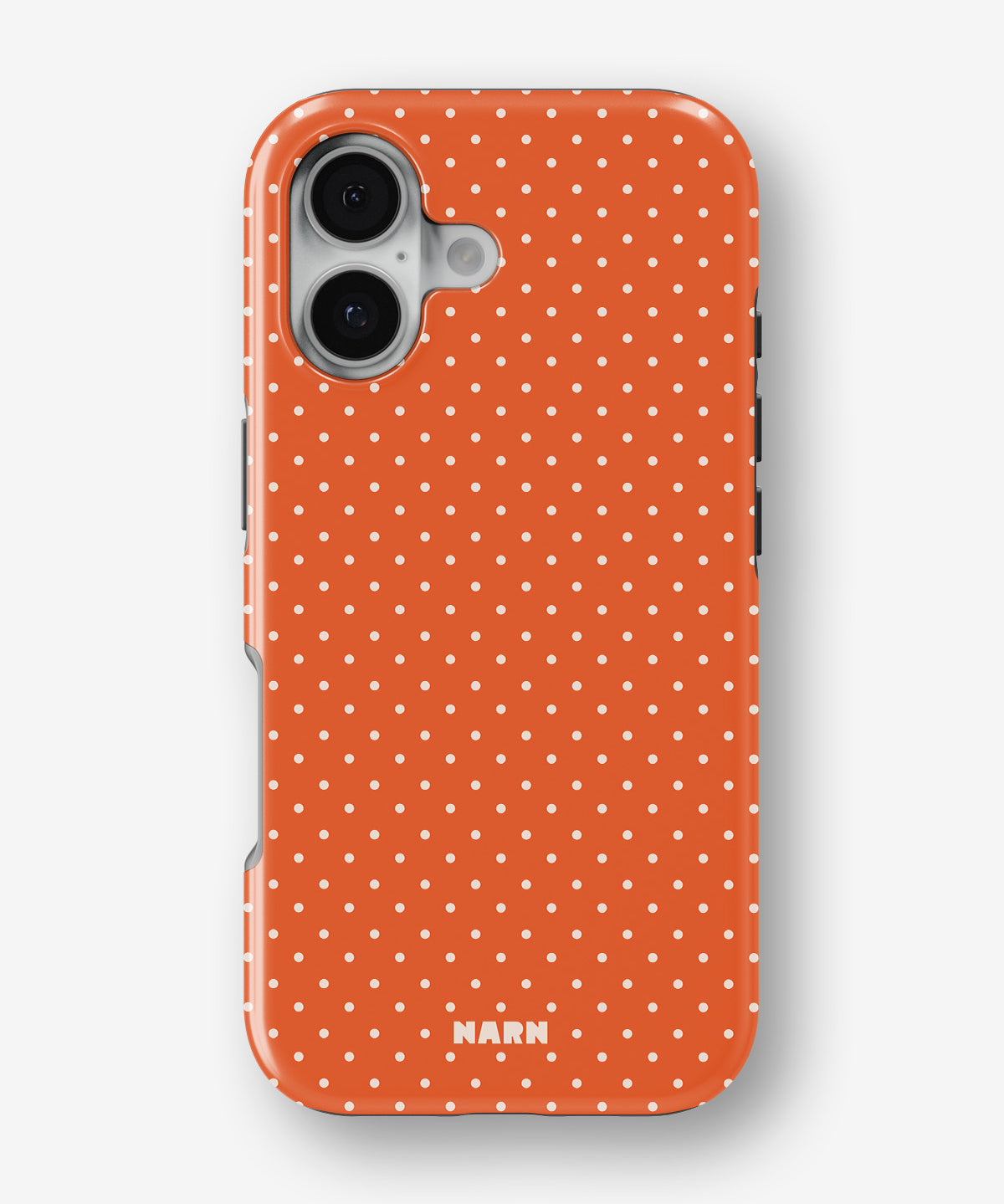 iPhone 16 Plus Tough Case – Sunrise Dots - View 1