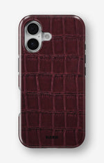 iPhone 16 Plus Tough Case – Rouge Croc - View 1