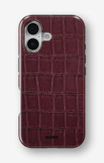 iPhone 16 Plus Tough Case – Rouge Croc - View 1