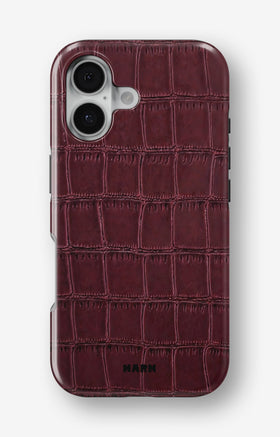 iPhone 16 Plus Tough Case – Rouge Croc - View 1