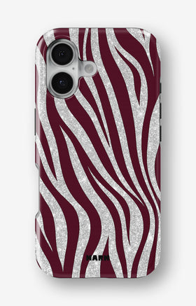 iPhone 16 Plus Tough Case – Velvet Zebra - View 1