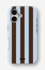 iPhone 16 Plus Tough Case – Bistro Stripes - View 1