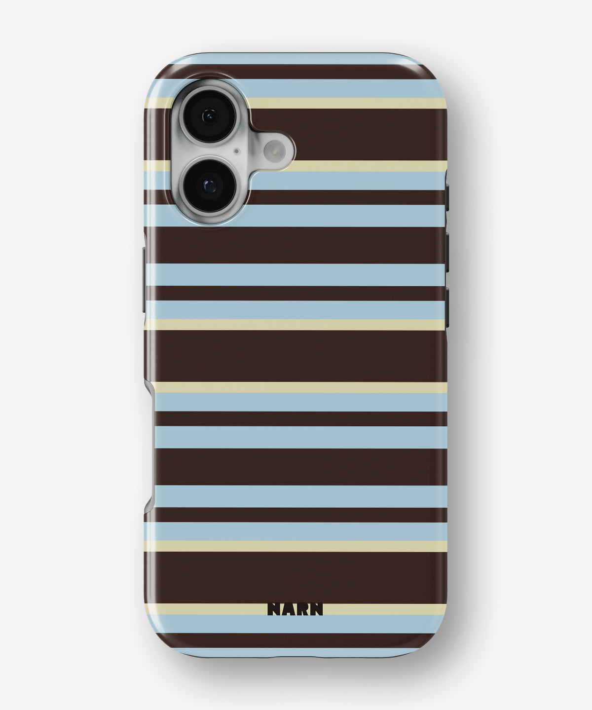 iPhone 16 Plus Tough Case – Latte Lines - View 1