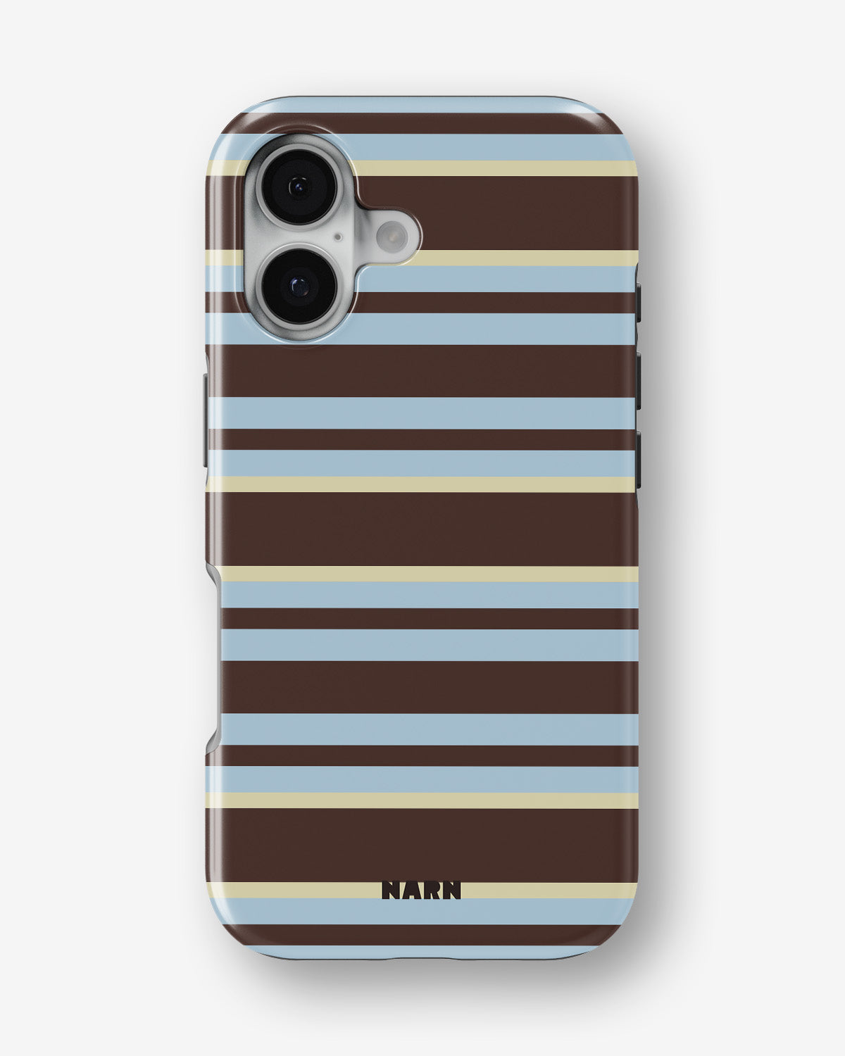 iPhone 16 Plus Tough Case – Latte Lines - View 1