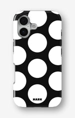iPhone 16 Plus Tough Case – Bold Dots - View 1