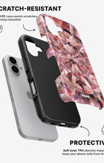 iPhone 16 Plus Tough Case – Pink Crystals - View 2