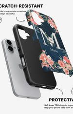 iPhone 16 Plus Tough Case – Custom - Floral - View 2