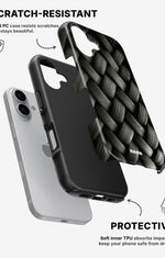 iPhone 16 Plus Tough Case – Tires Wall - View 2