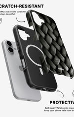 iPhone 16 Plus Tough Case – Tires Wall - View 2