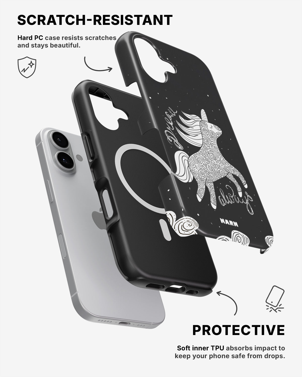 iPhone 16 Plus Tough Case – Dream Always - View 2