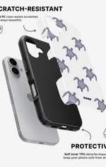 iPhone 16 Plus Tough Case – Blue Turtles - View 2