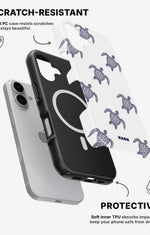 iPhone 16 Plus Tough Case – Blue Turtles - View 2
