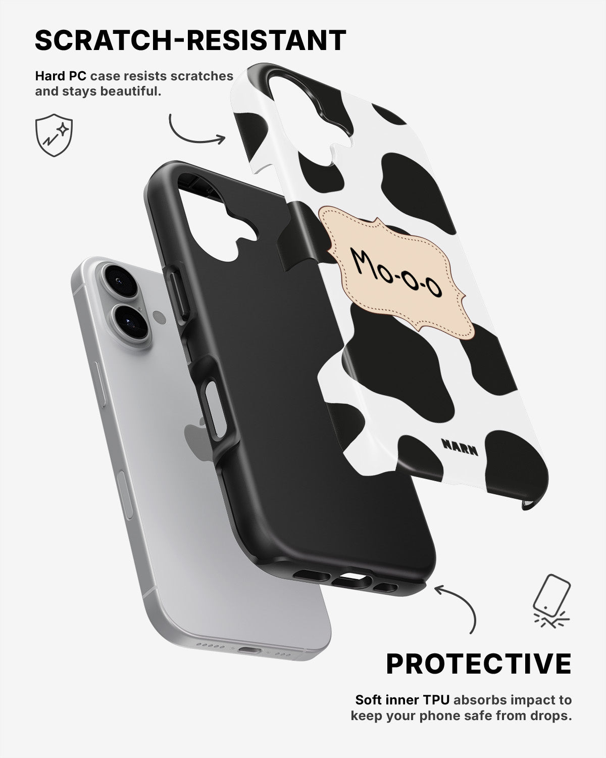 iPhone 16 Plus Tough Case – Mo-o-o - View 2