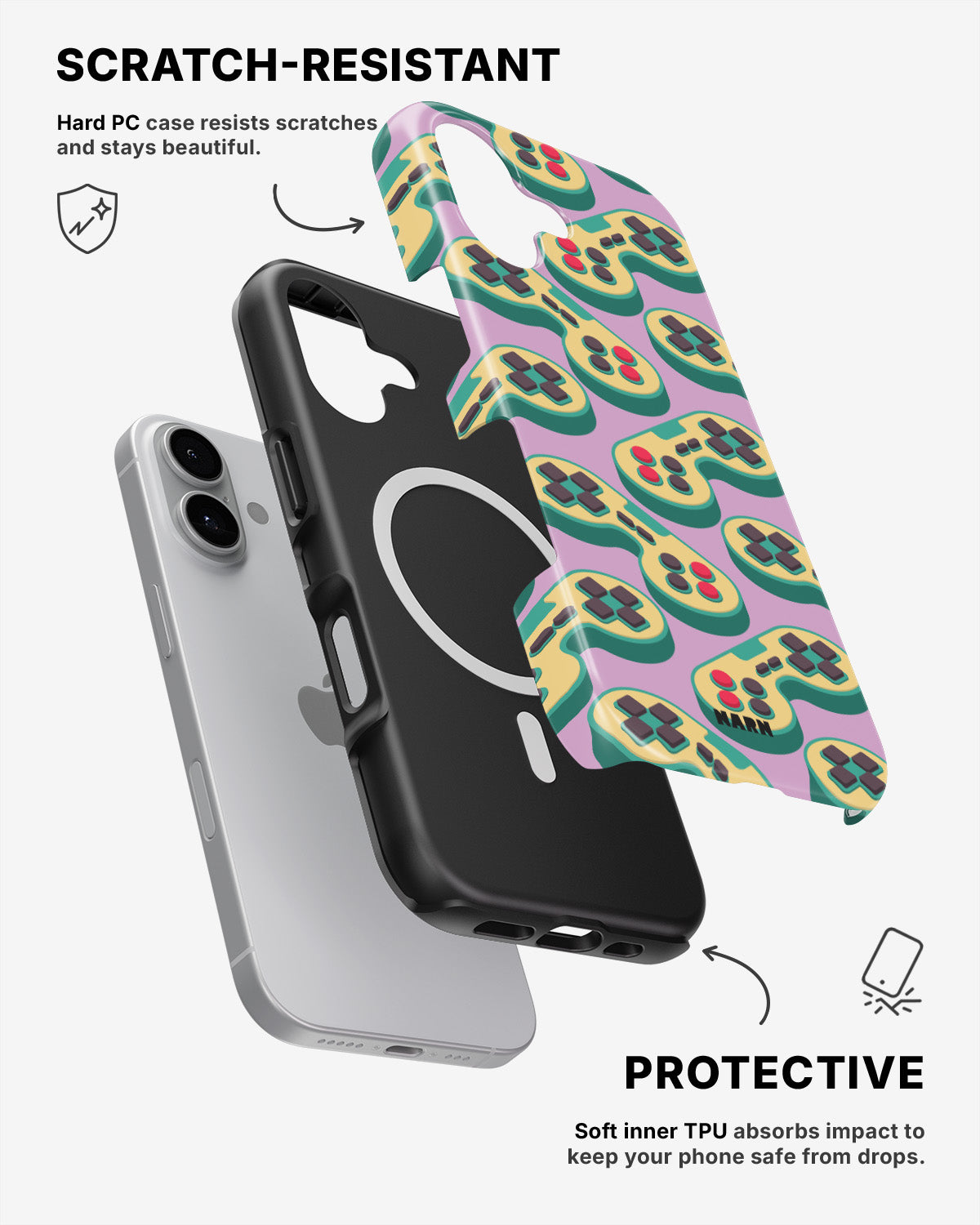 iPhone 16 Plus Tough Case – Gamepad - View 2
