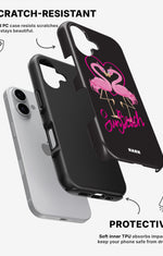 iPhone 16 Plus Tough Case – Beach Flamingo - View 2