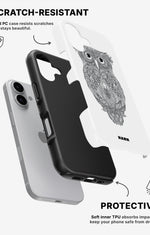 iPhone 16 Plus Tough Case – Owl - View 2