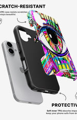 iPhone 16 Plus Tough Case – Abstract Eye - View 2